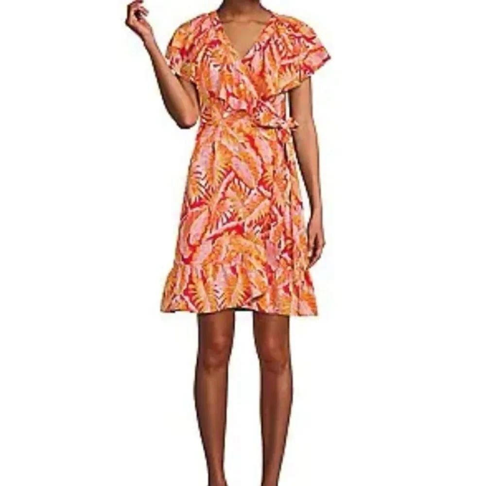 Gibson Latimer linen wrap, dress size large